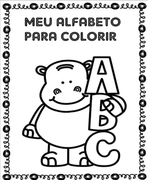 Meu Alfabeto para Colorir – Profª Ellana