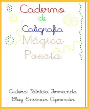 Caderno de Caligrafia – Mágica Poesia