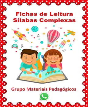 Alfabeto: Sílabas Complexas – Fichas de Leitura