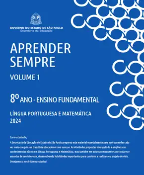 Aprender Sempre – Língua Portuguesa e Matemática – 8° ano Fundamental 