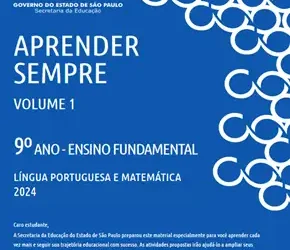 Aprender Sempre – Língua Portuguesa e Matemática – 9° ano Fundamental 