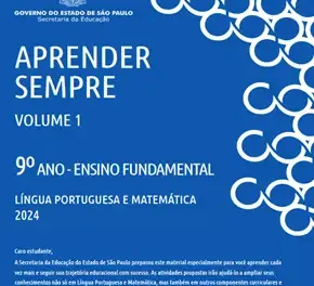 Aprender Sempre – Língua Portuguesa e Matemática – 9° ano Fundamental 