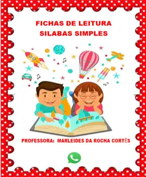 Alfabeto: Sílabas Simples – Fichas de Leitura